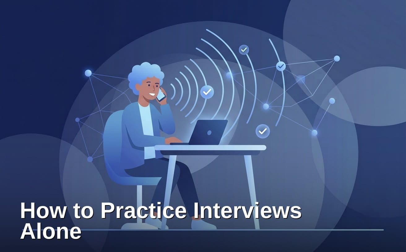 How to Practice Interviews Alone (Without a Friend)