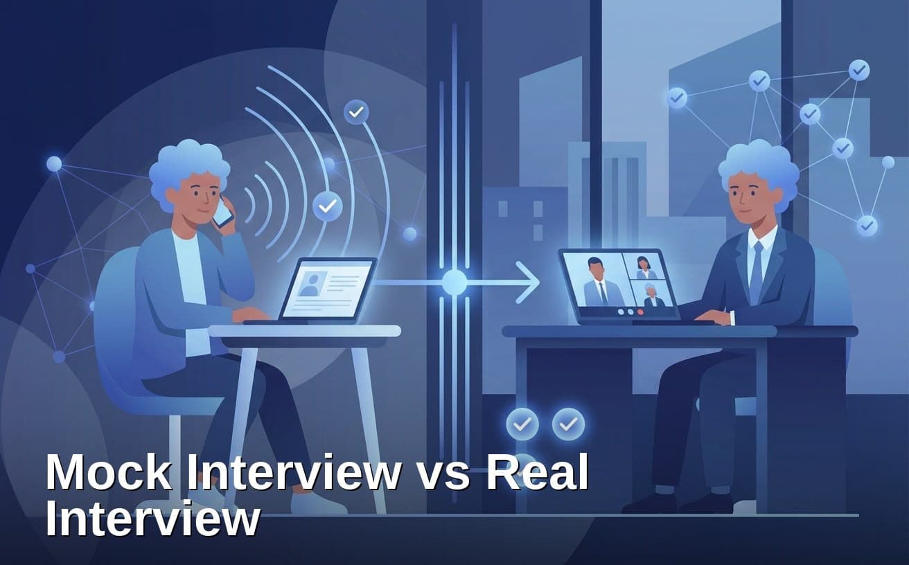 Mock Interview vs Real Interview — What's Different