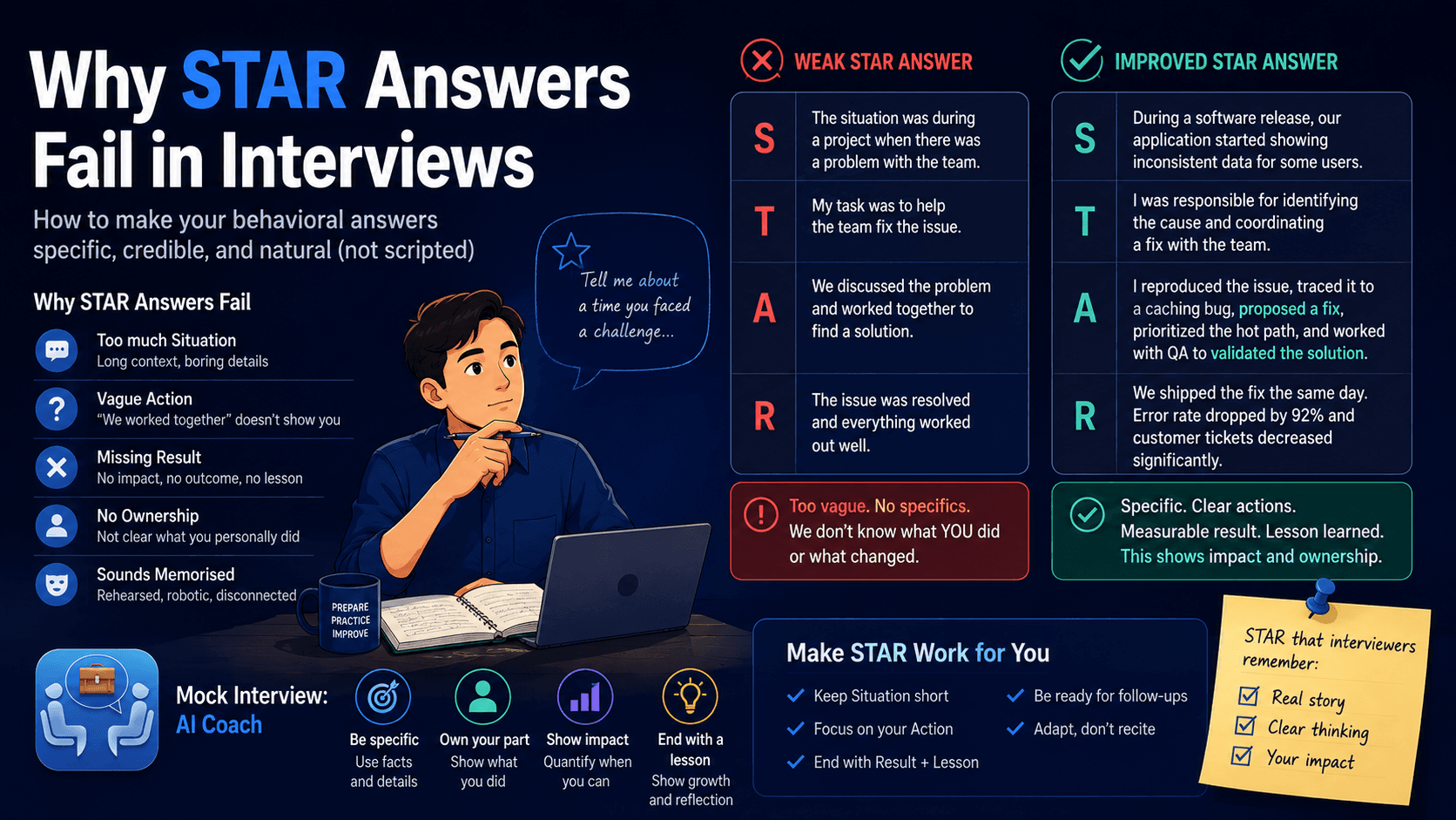 Why STAR answers fail and how to fix them